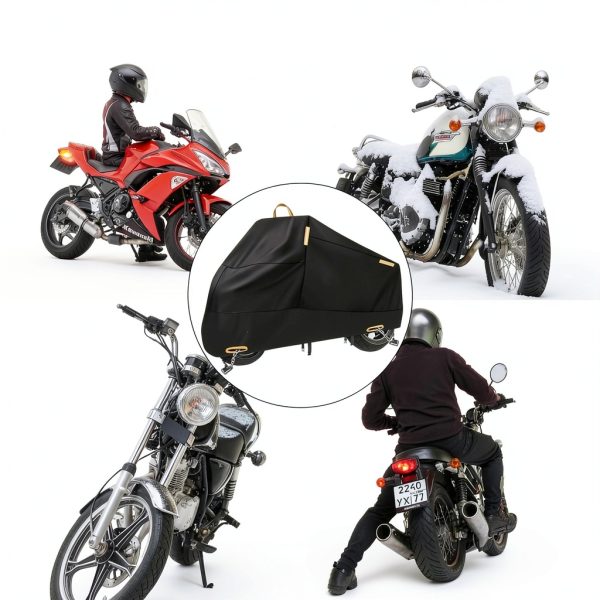Motorcycle Cover StrtChrg 300D Waterproof Fit-5