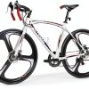 OUTROAD Road Bike Aluminum 14 Speed White Adult-0