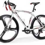 OUTROAD Road Bike Aluminum 14 Speed White Adult-0