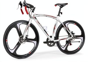 OUTROAD Road Bike Aluminum 14 Speed White Adult-0