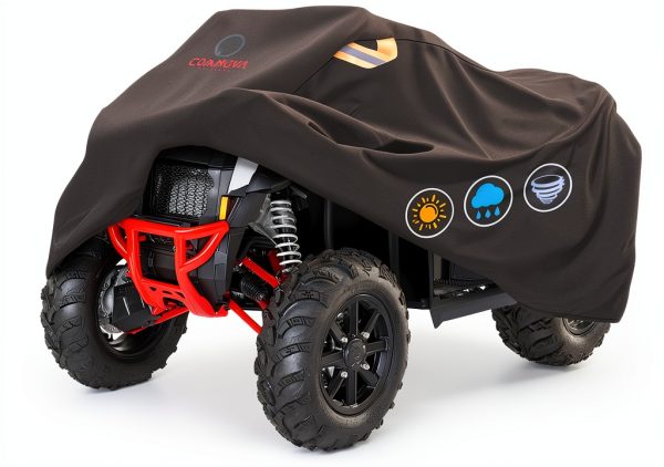 Black ATV Cover 95 Inch Comnova Waterproof-0