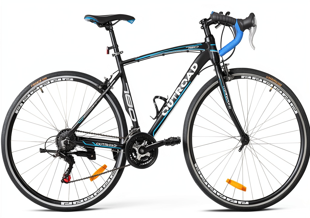 Betterland road bike on an urban street
