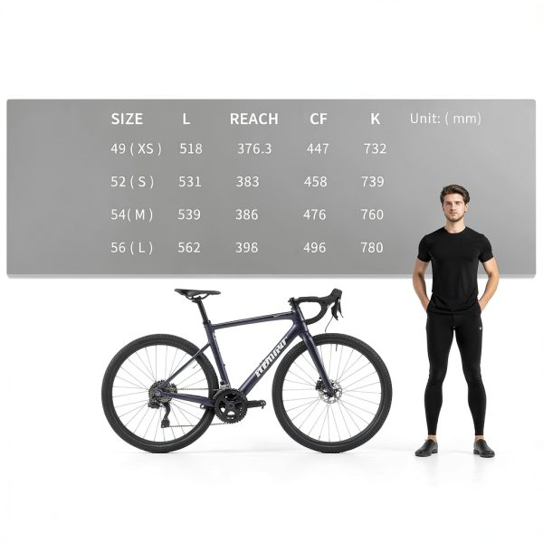 Carbon Road Bike SAVADECK SR7.2 54cm Unisex-6