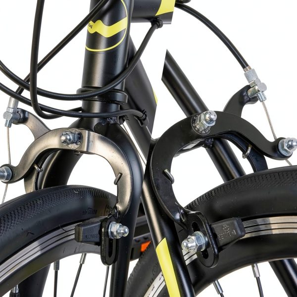 WEIZE Road Bike Medium Black 29in Rigid Frame-2