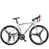 PanAme Road Bike Aluminum 21‑Speed Adult White-4