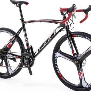 Eurobike Road Bike 21-Speed Carbon Steel Frame-0