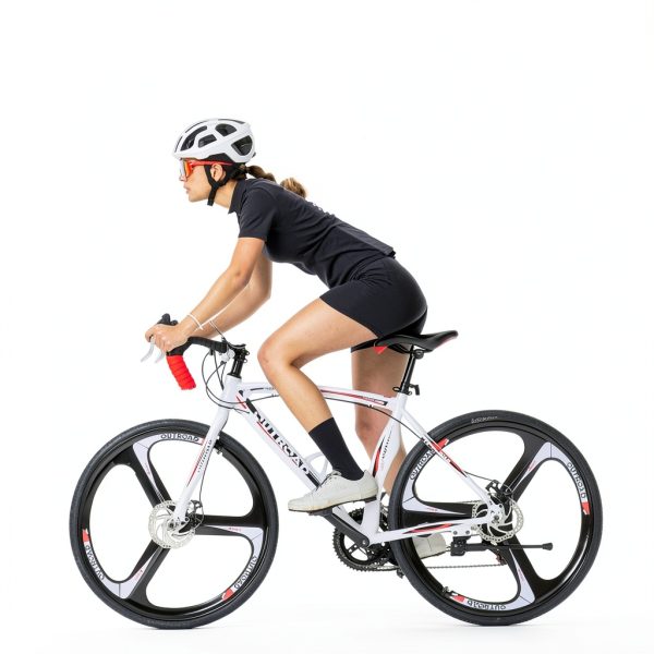 OUTROAD Road Bike Aluminum 14 Speed White Adult-5