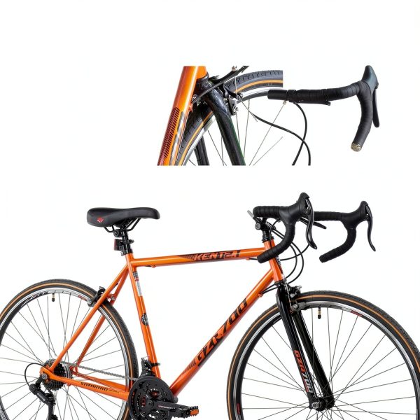 Kent Road Bike 21 Speed Alloy Steel Orange Adult-2