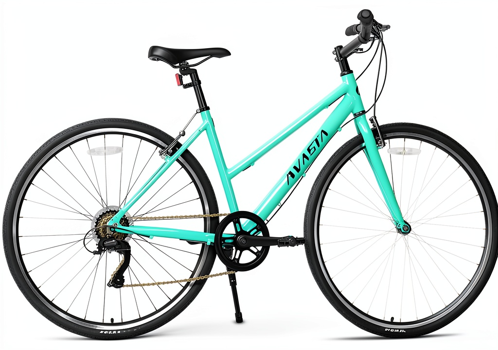 AVASTA City Bike on a city street