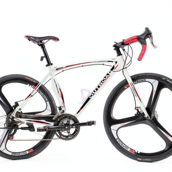OUTROAD Road Bike Aluminum 14 Speed White Adult-7