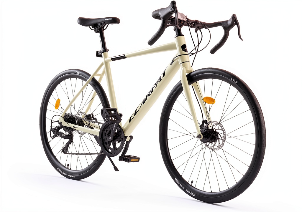 Installing Ecarpat Road Bike Aluminum Frame 16-Speed on a wooden desk