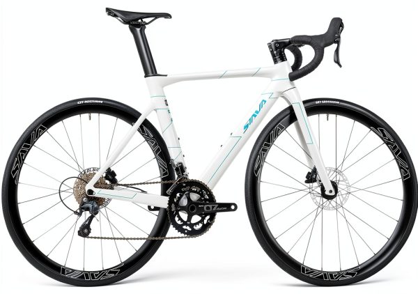 SAVadeck Road Bike Carbon Frame 47cm White-0