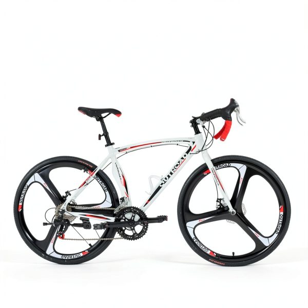 OUTROAD Road Bike Aluminum 14 Speed White Adult-6