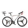 PanAme Road Bike Aluminum 21‑Speed Adult White-1