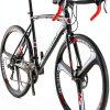 Eurobike Road Bike 21-Speed Carbon Steel Frame-2