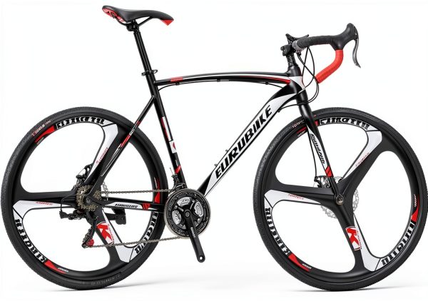 Eurobike Road Bike 21-Speed Carbon Steel Frame-1