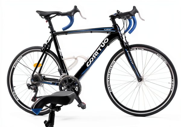 Road Bike Omelaza 700C 21 Speed Aluminum Disc Blue Large-4