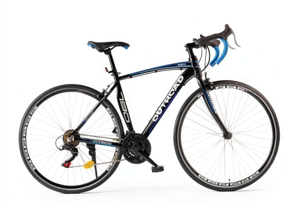 Road Bike Omelaza 700C 21 Speed Aluminum Disc Blue Large-3