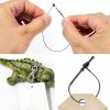 3 Inch Plastic Fasteners Clear Snap Lock Pins SIDAZON 500 pcs Tag-3