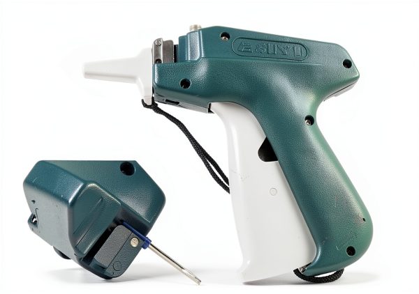 Clothes Price Label Tagging Gun, Labeler Clothing Tag Attacher with 1000(±50) White Barbs Fasteners and 5 Extra Steel Needles-1