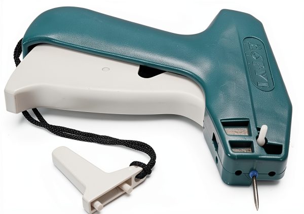 Clothes Price Label Tagging Gun, Labeler Clothing Tag Attacher with 1000(±50) White Barbs Fasteners and 5 Extra Steel Needles-2
