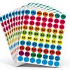 Removable Garage Sale Stickers Lrogoe 1400pcs Round Color Labels-0