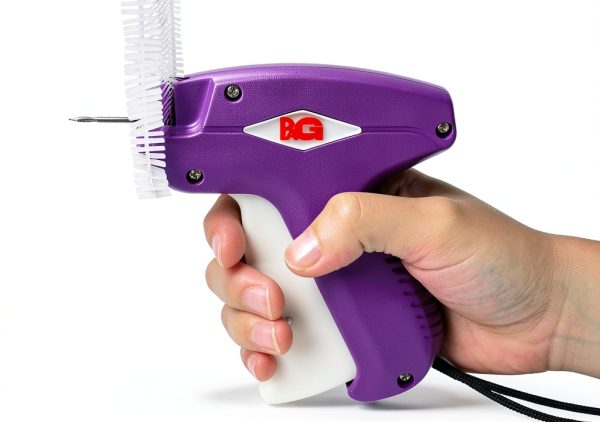 PAG Standard Tagging Gun with 5 Needles and 2000 2 inch Barbs Purple-1