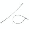 Snap Lock 5 Inch Adjustable Beaded Loop Tie XUKEKOY Plastic Fastener-1