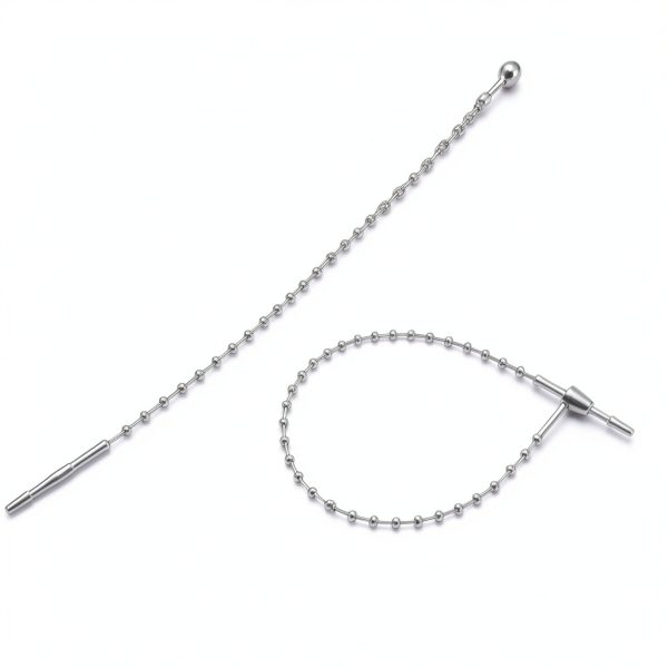 Snap Lock 5 Inch Adjustable Beaded Loop Tie XUKEKOY Plastic Fastener-1