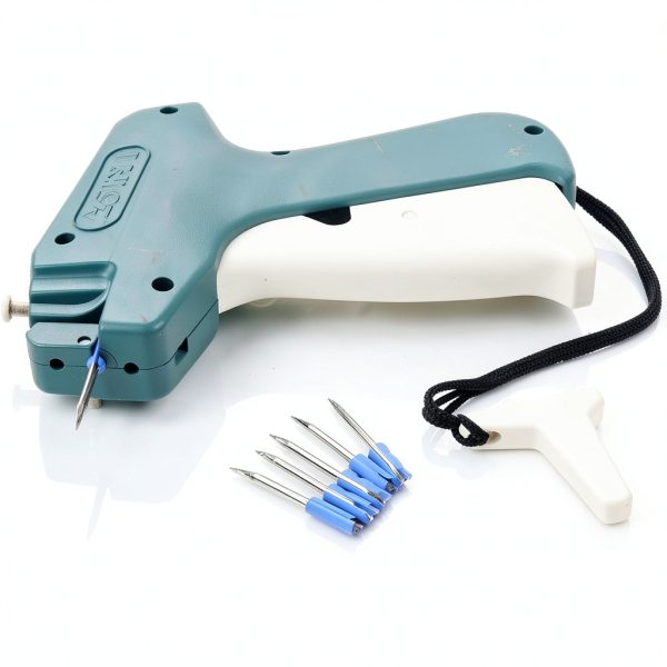 Clothes Price Label Tagging Gun, Labeler Clothing Tag Attacher with 1000(±50) White Barbs Fasteners and 5 Extra Steel Needles-6
